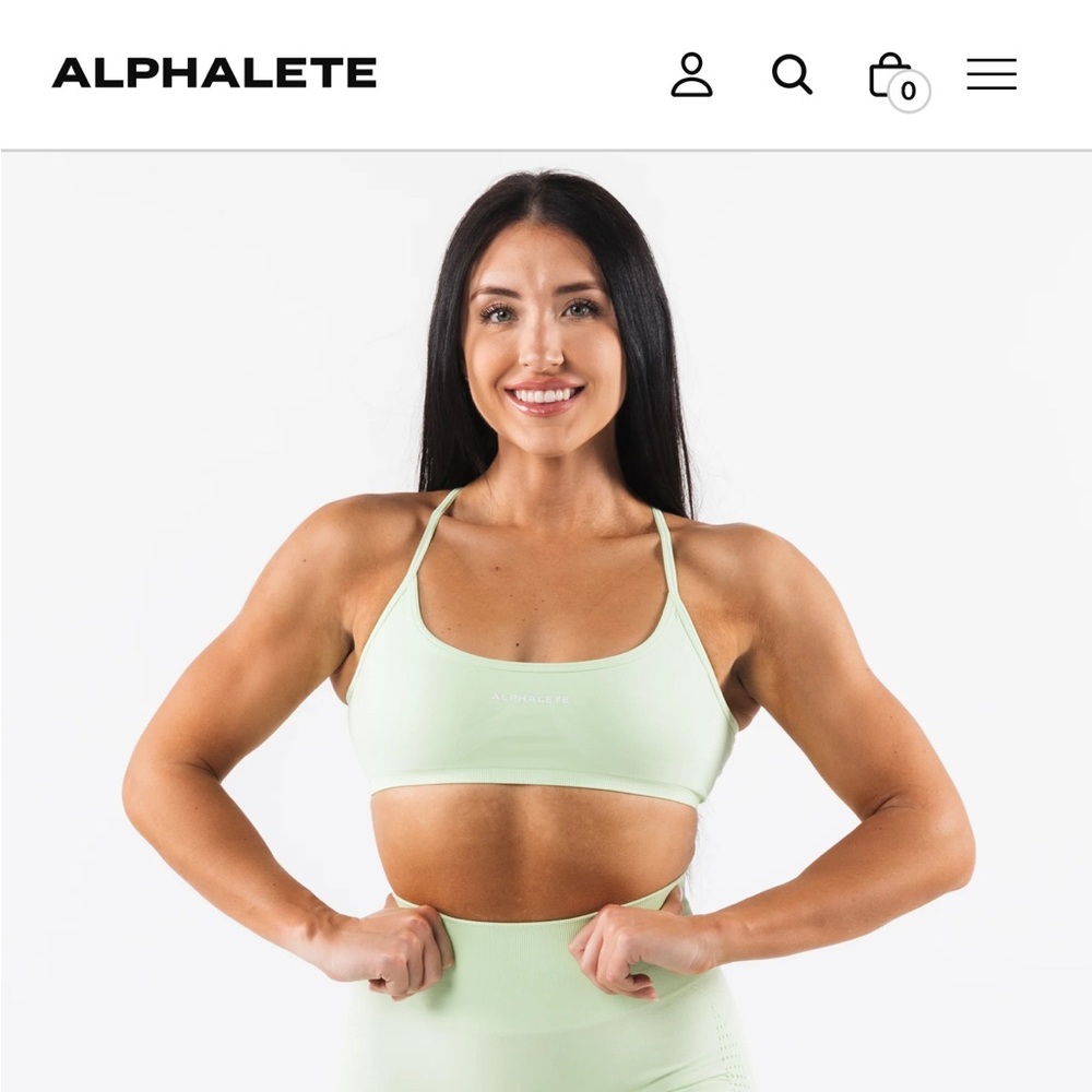 ALPHALETE Amplify Back Cross Bra